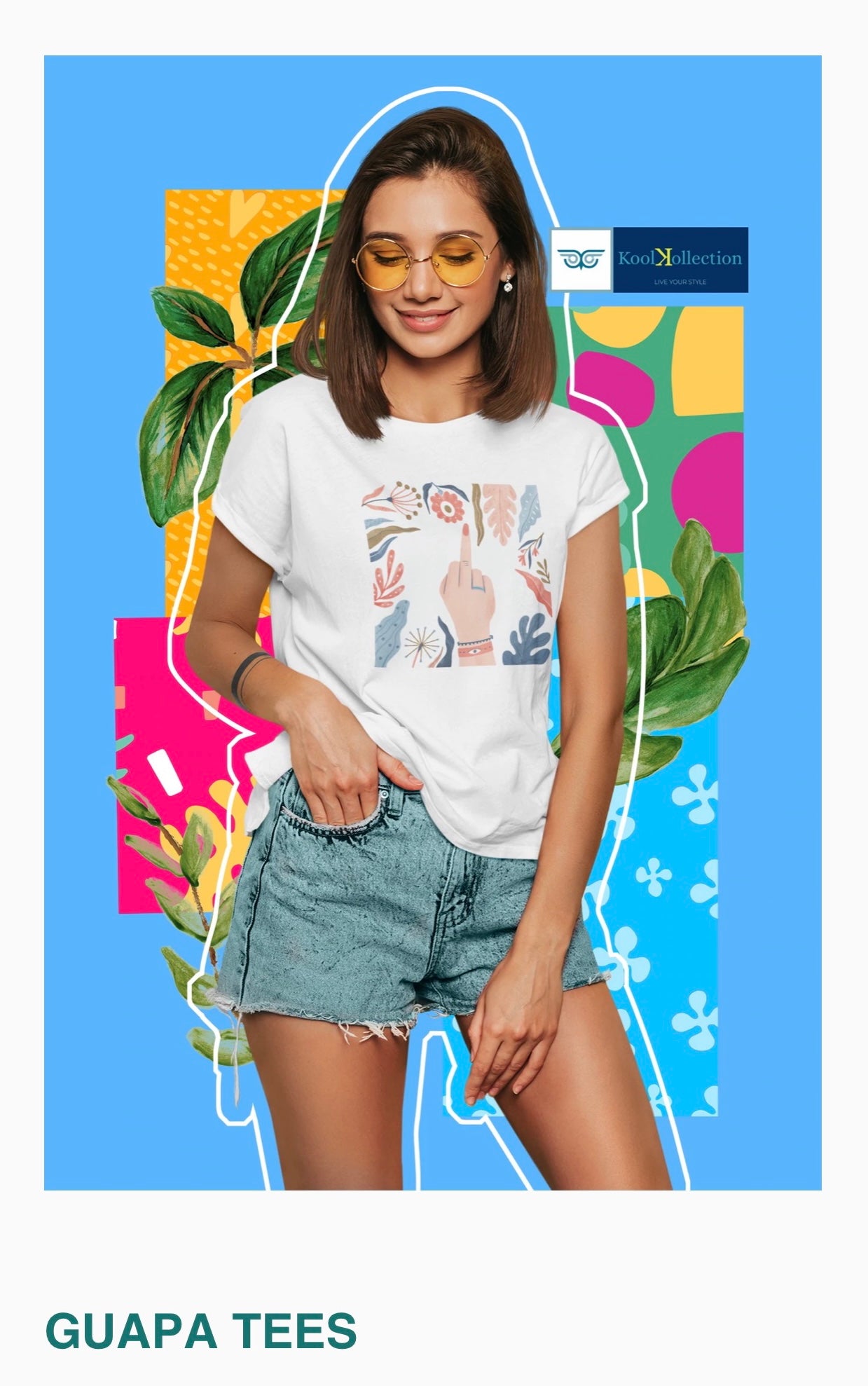 guapa color tees.
